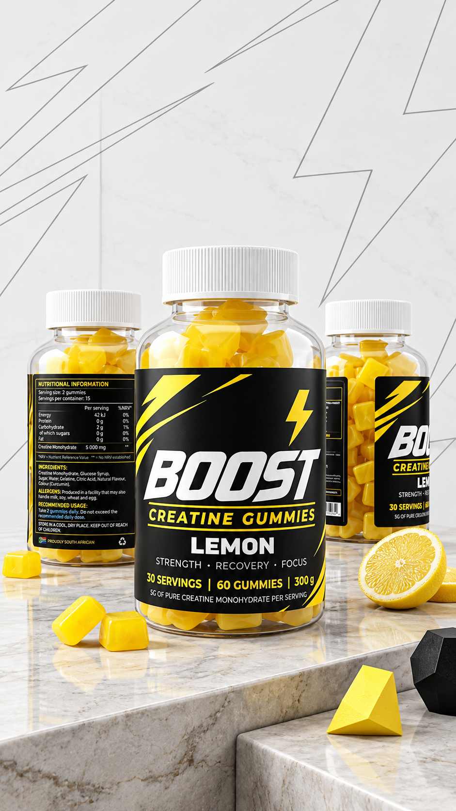 BOOST Creatine Gummies (Lemon)