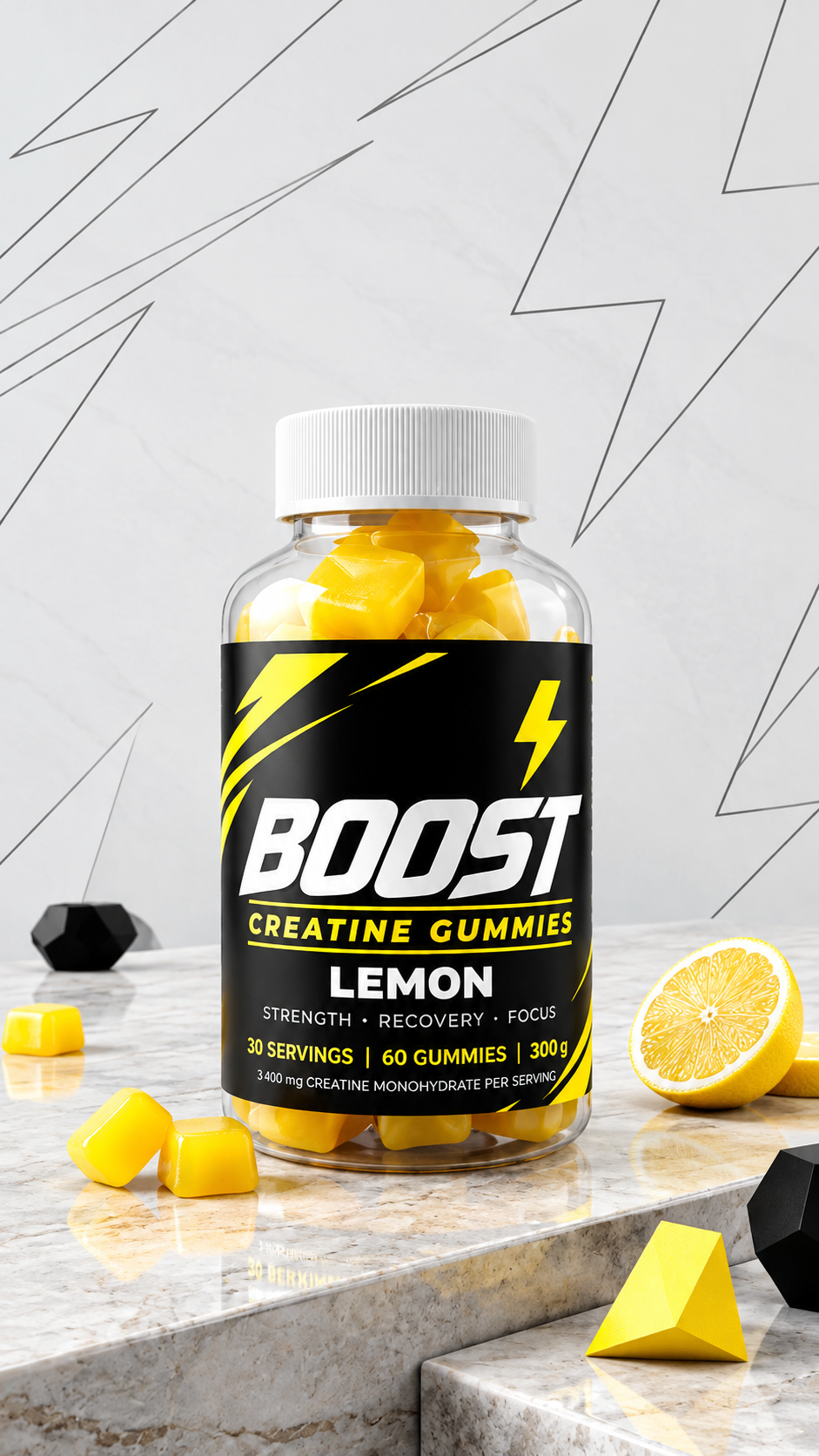 BOOST Creatine Gummies (Lemon)